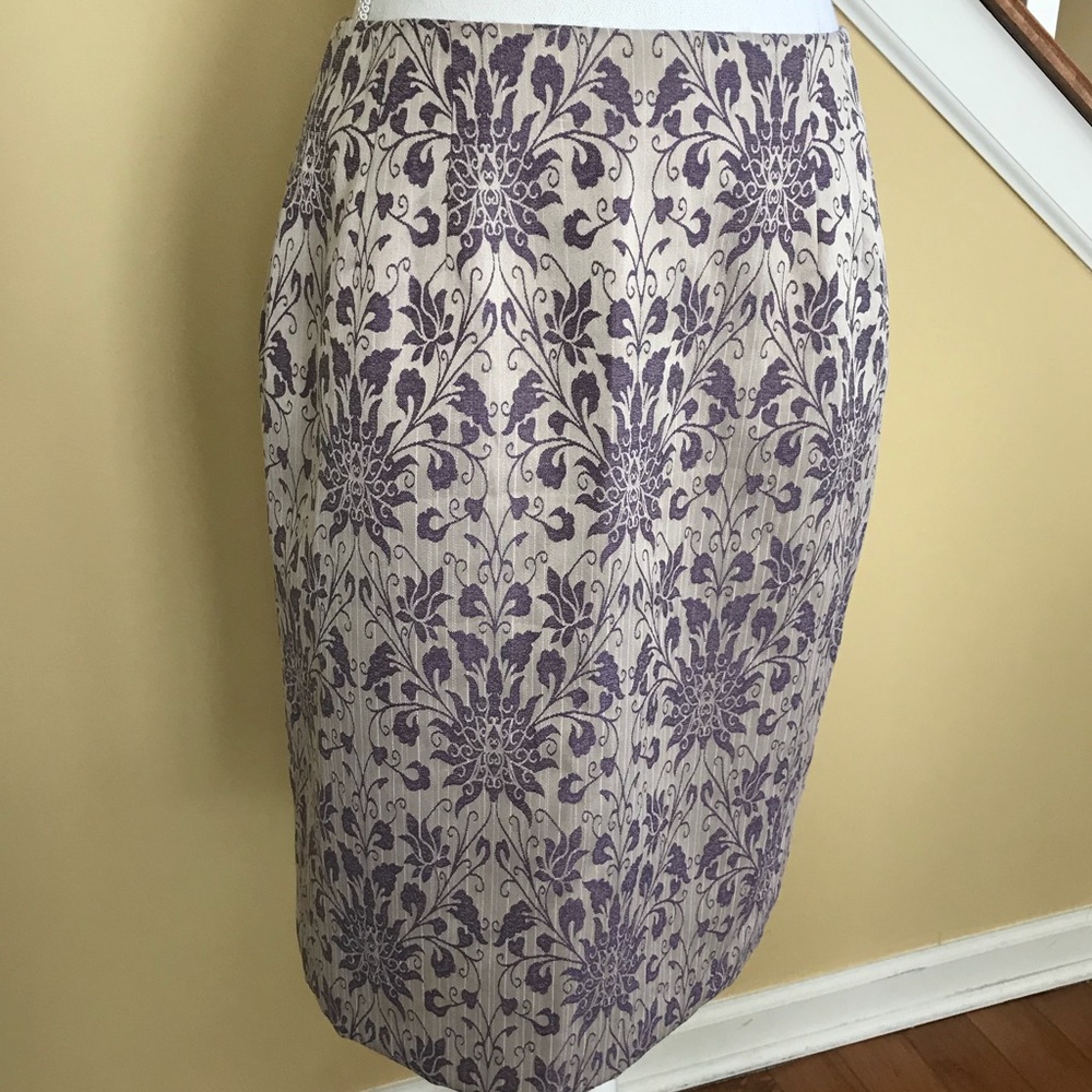 Isabel & Nina Gold Purple Skirt Sz 4